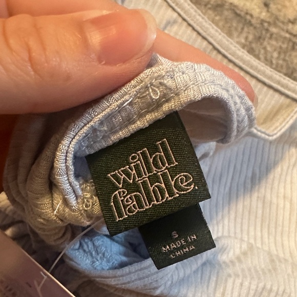 Target Light Blue Ribbed Bodysuit - Picture 4 of 4